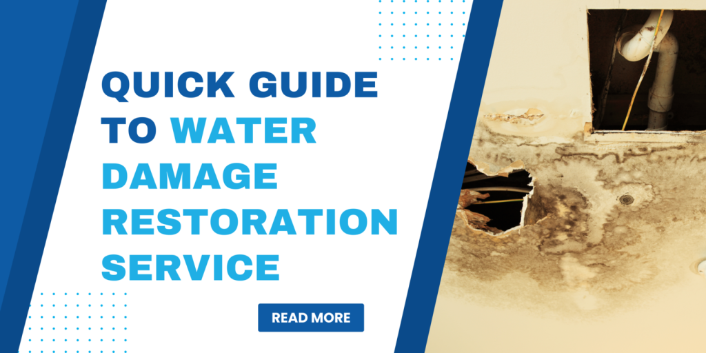 water damage restoration service